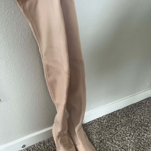 Nude thigh high boots - Picture 6 of 6